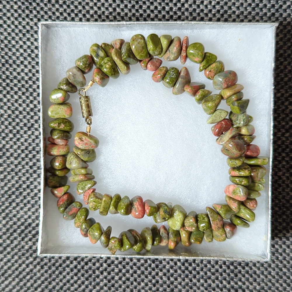 Unakite Necklace - 18"